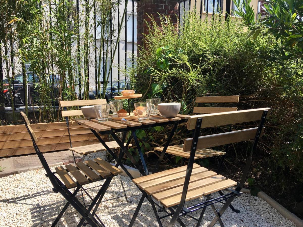 La Cabane Urbaine Et Son Jardin Rouen Luaran gambar